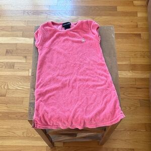 Ralph Lauren Pink Terry Cloth Dress